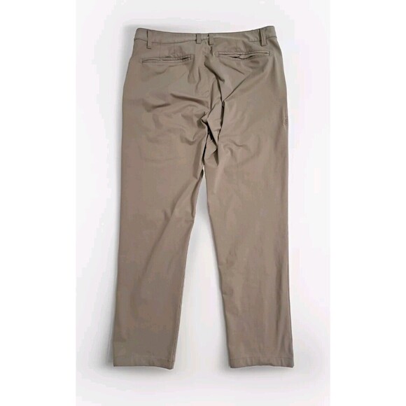 Rhone Commuter Pants Men's 33 Khaki Beige Chino Pants - Picture 9 of 12